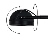 Nástenná lampa Gear čierna