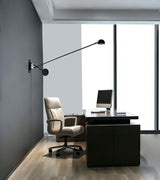 Nástenná lampa Gear čierna