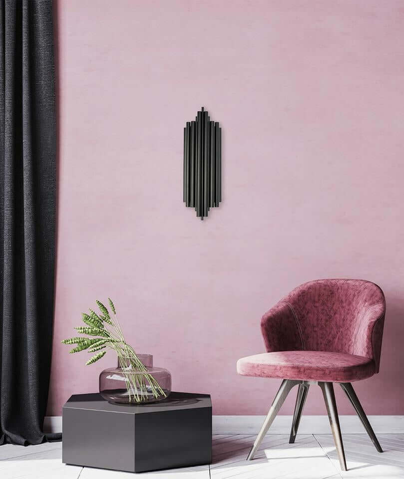 28. Nástenná lampa Harmonic Black čierna