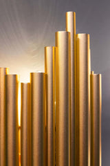 Nástenná lampa Harmonická zlatá