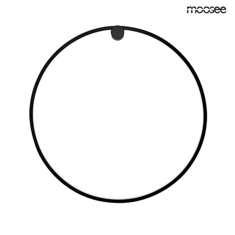 Nástenná lampa Hoop 60 čierna