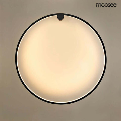 Nástenná lampa Hoop 60 čierna