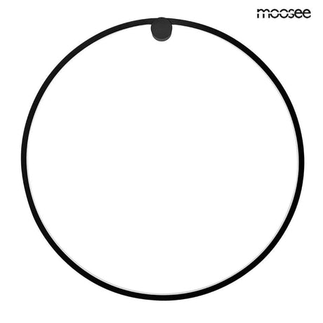 Nástenná lampa Hoop 80 čierna