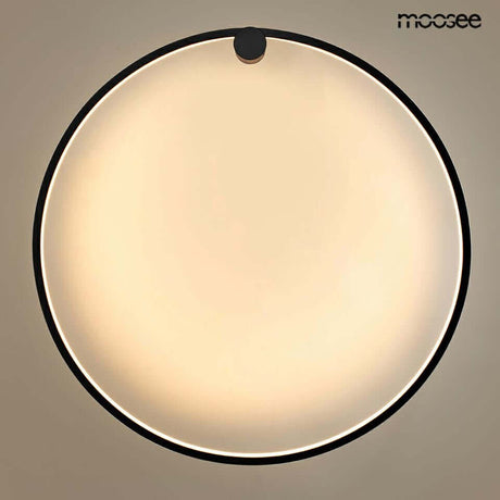 Nástenná lampa Hoop 80 čierna