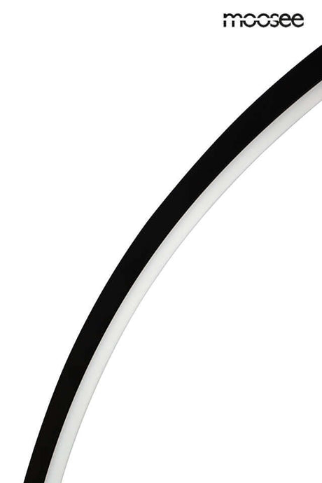 Nástenná lampa Hoop 80 čierna