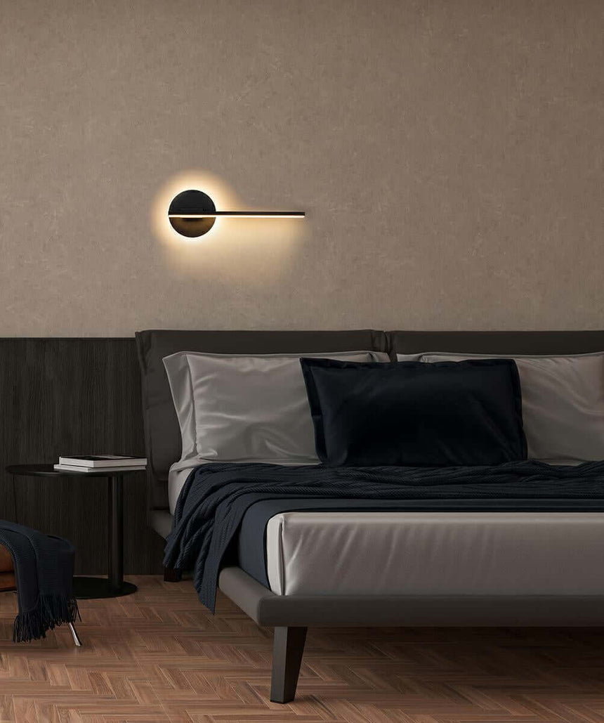 Nástenná lampa Horizon čierna