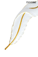 Nástenná lampa Ikar 60 biela / zlatá