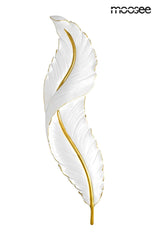 Nástenná lampa Ikar 80 biela / zlatá