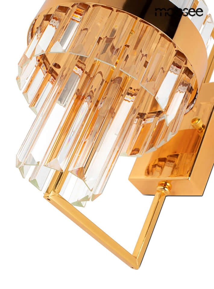 Nástenná lampa Impero zlatá