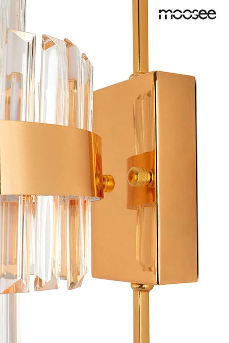 Nástenná lampa Impero zlatá