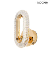 Nástenná lampa Jewel zlatá