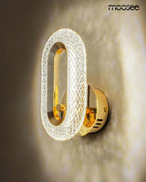 Nástenná lampa Jewel zlatá