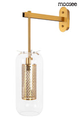 18. Nástenná lampa Lampion zlatá