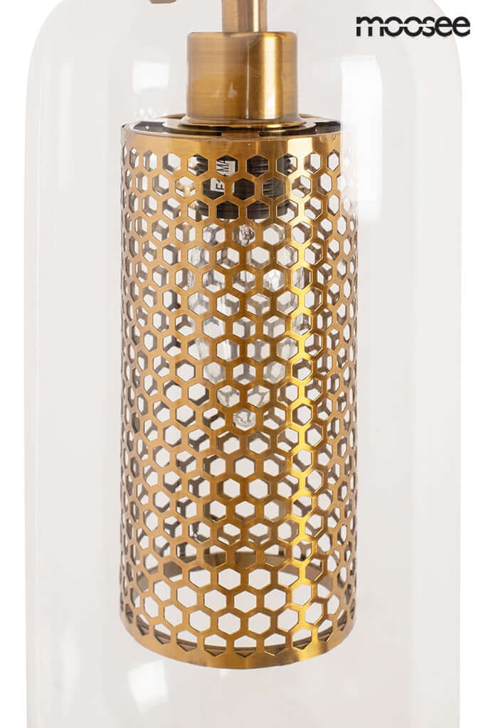 18. Nástenná lampa Lampion zlatá