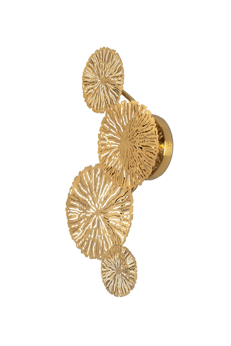 Nástenná lampa Lirio 4 zlatá