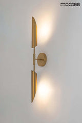 39. Nástenná lampa Locca zlatá