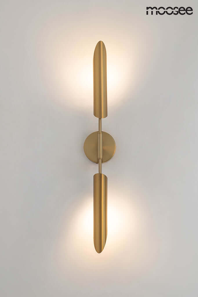 39. Nástenná lampa Locca zlatá