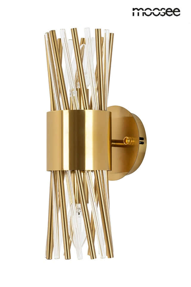 Nástenná lampa Lorenzo zlatá