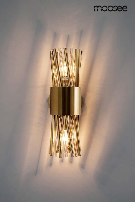 Nástenná lampa Lorenzo zlatá