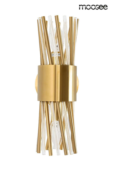 Nástenná lampa Lorenzo zlatá