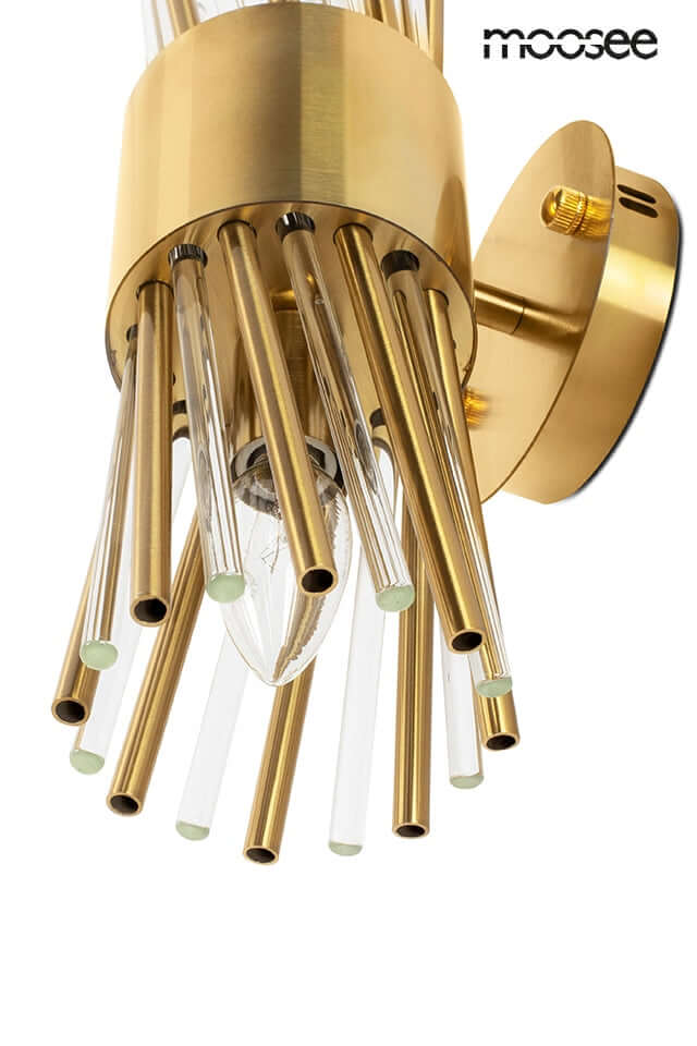 Nástenná lampa Lorenzo zlatá