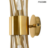 Nástenná lampa Lorenzo zlatá