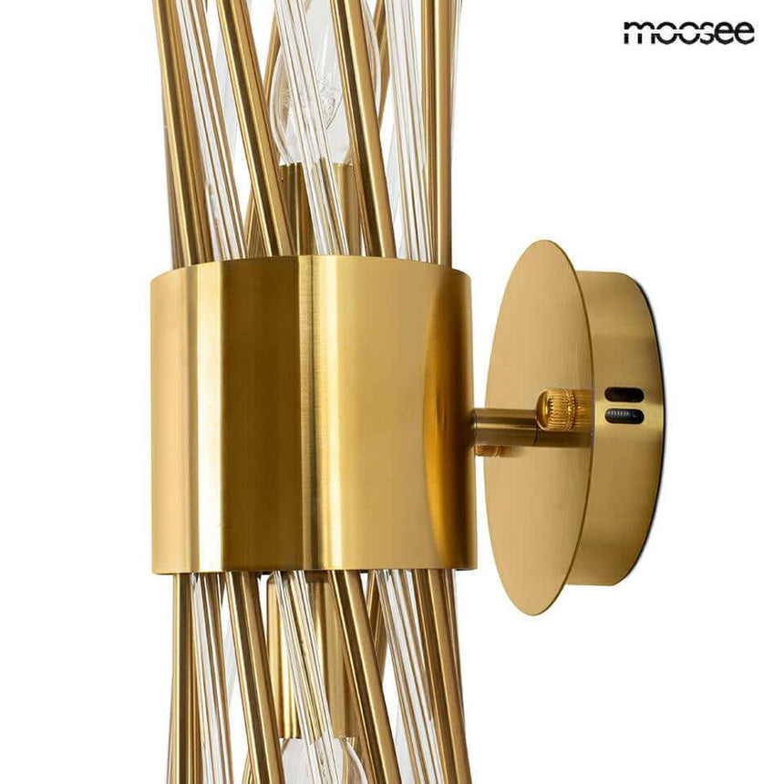 Nástenná lampa Lorenzo zlatá