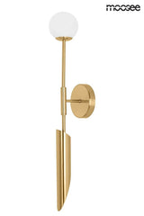 12. Nástenná lampa Lucca zlatá