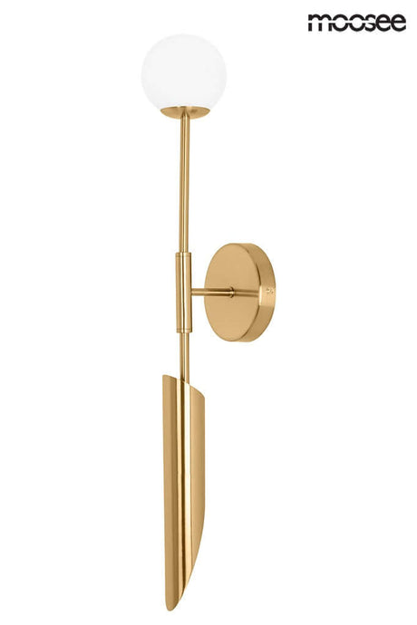 12. Nástenná lampa Lucca zlatá