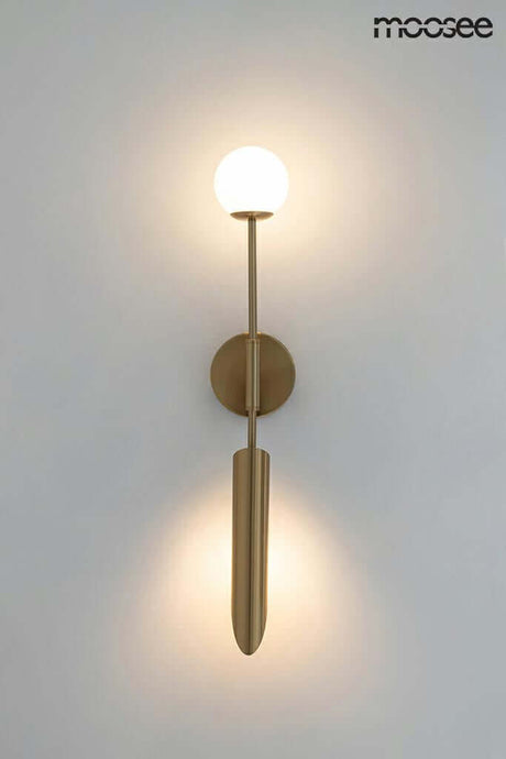 12. Nástenná lampa Lucca zlatá