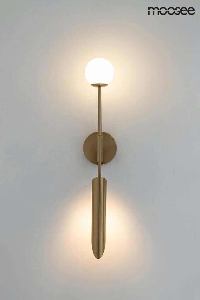 12. Nástenná lampa Lucca zlatá