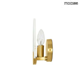 Nástenná lampa Luxio zlatá