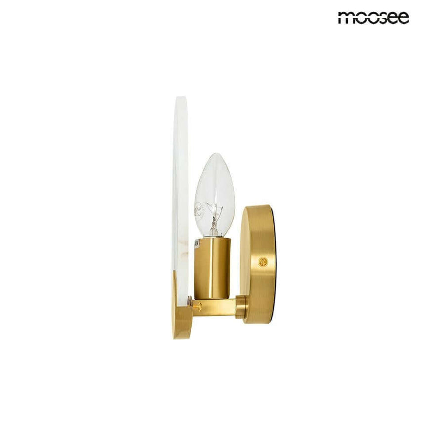 Nástenná lampa Luxio zlatá