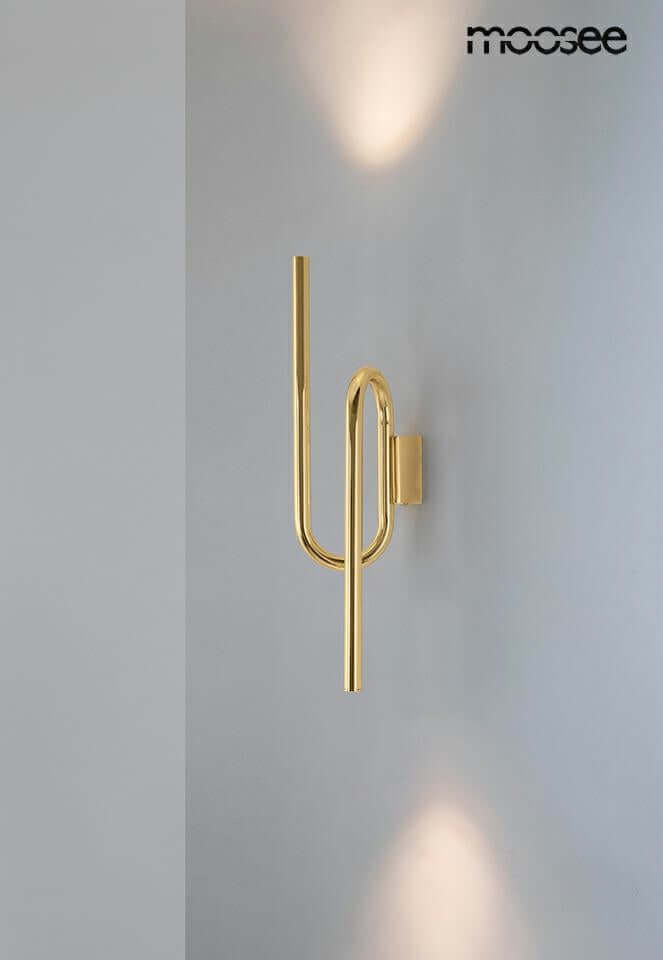 Nástenná lampa Macaroon zlatá