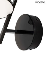 Nástenná lampa Mago čierna