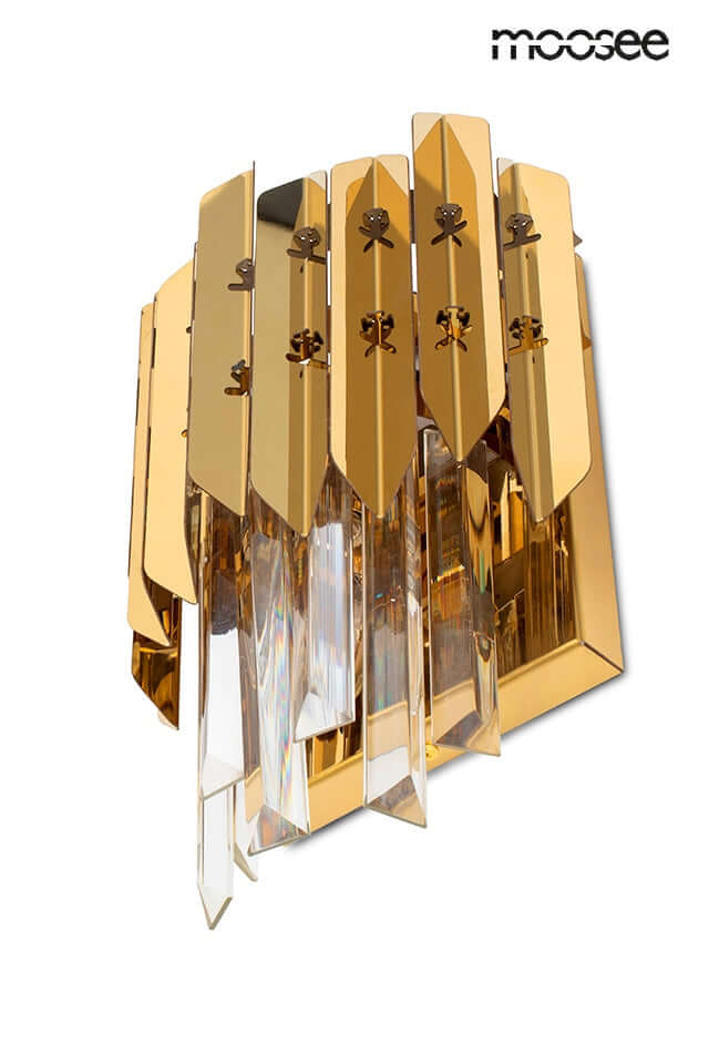 Nástenná lampa Majestic zlatá