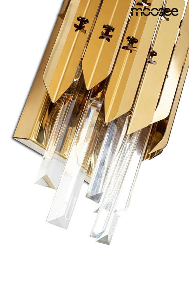 Nástenná lampa Majestic zlatá