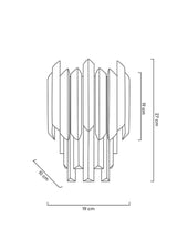 Nástenná lampa Majestic zlatá