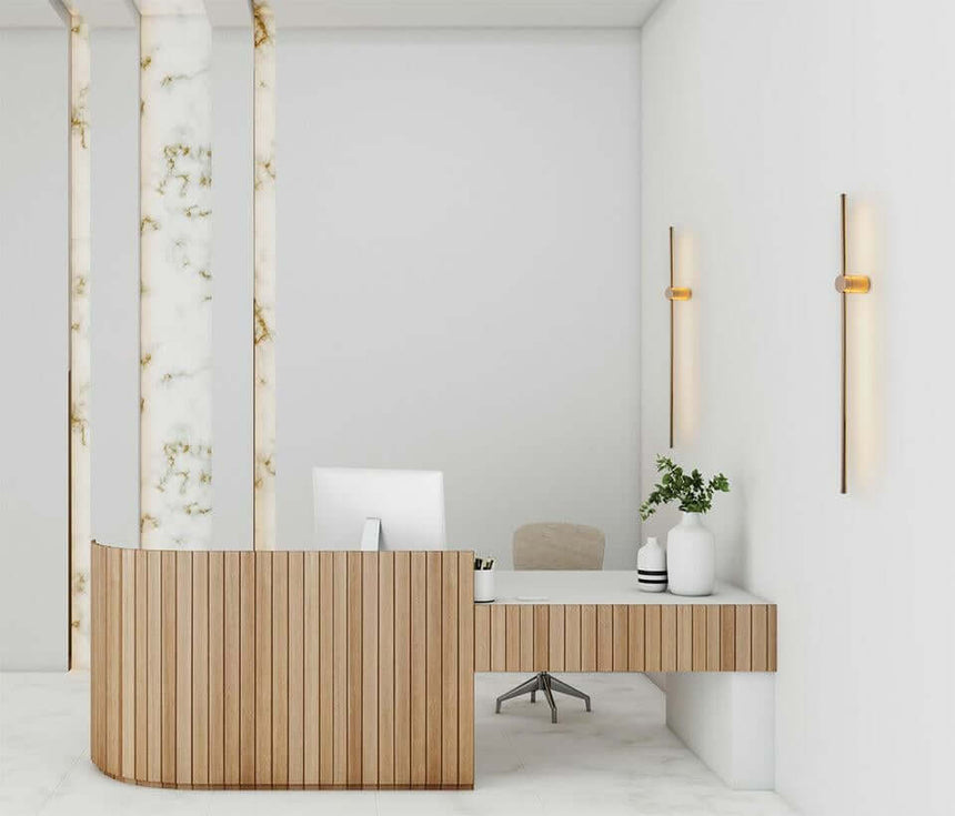 Nástenná lampa Ombre 100 zlatá