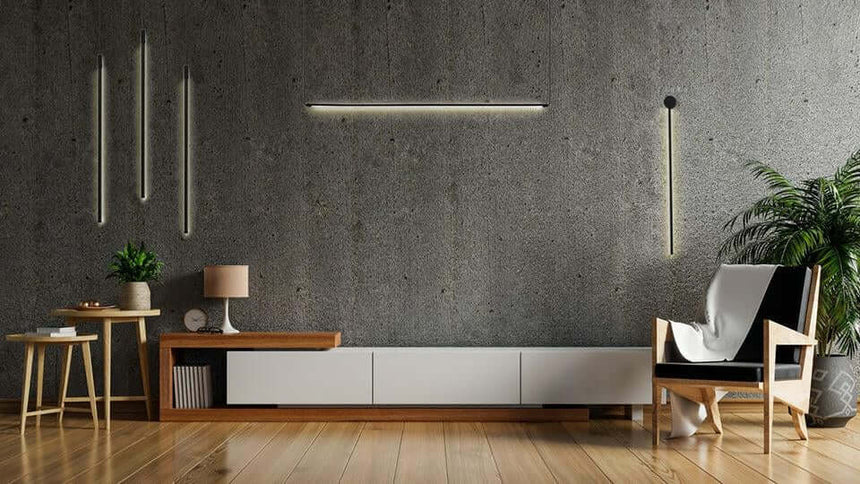 62. Nástenná lampa Ombre 60 čierna