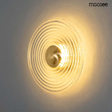 Nástenná lampa Onda zlatá