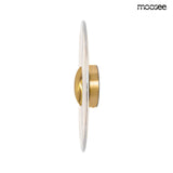 Nástenná lampa Onda zlatá