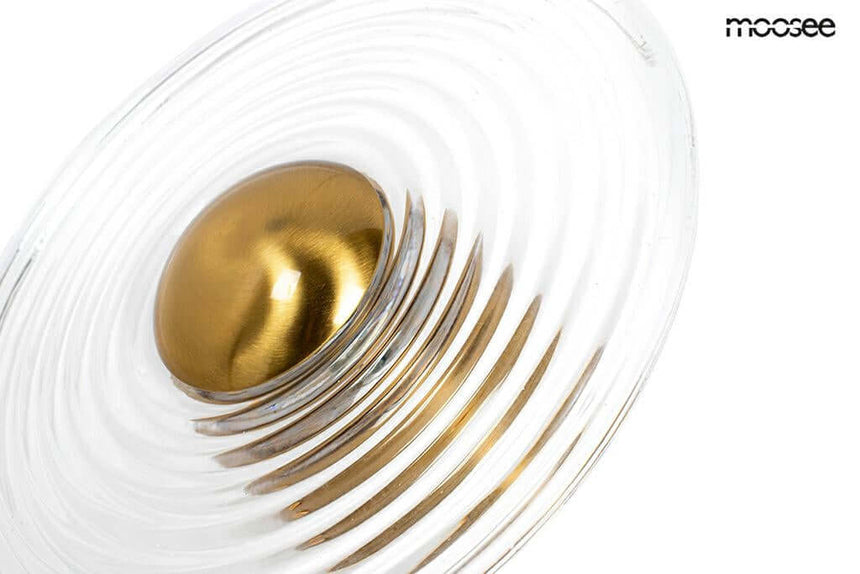 Nástenná lampa Onda zlatá