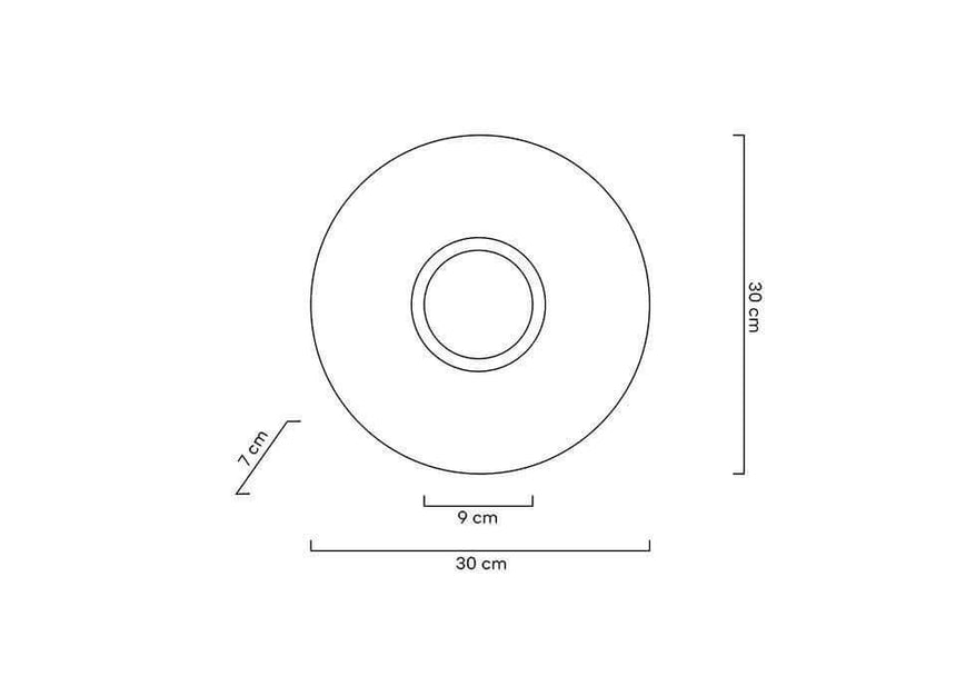 Nástenná lampa Onda zlatá