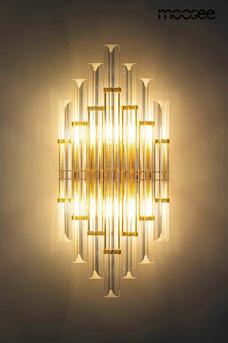 Palazzo fali lámpa arany