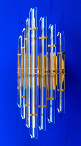 Nástenná lampa Palazzo zlatá