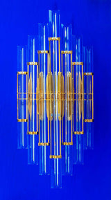 Nástenná lampa Palazzo zlatá