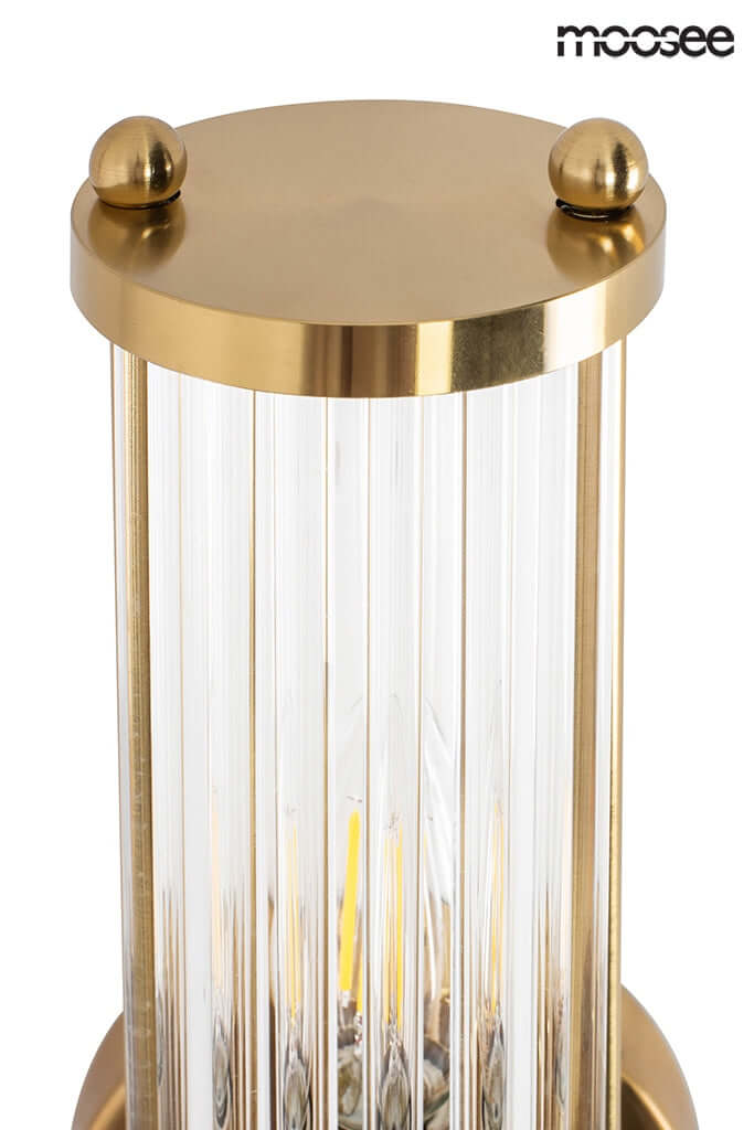 Nástenná lampa Pilar zlatá