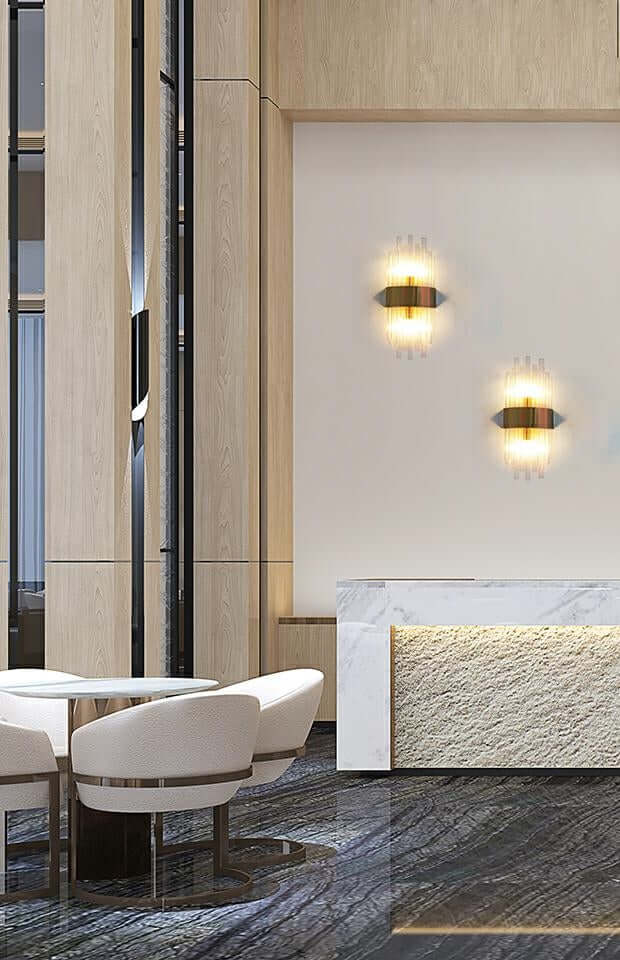 8. Nástenná lampa Portofino zlatá