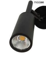 Nástenná lampa Prisma čierna